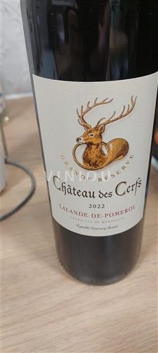 Bordeaux Lalande-de-Pomerol Château S Cerfs Grande Réserve 2022