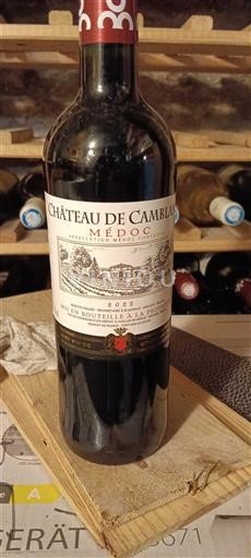 Bordeaux Médoc Château Camblanet 2022