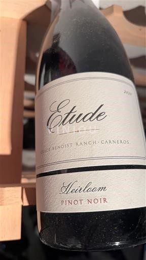 Kalifornijske AVA Los Carneros Etude Heirloom 2020