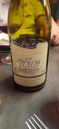 Dolina Loare Touraine Domaine Cailbourdin Passion 2020