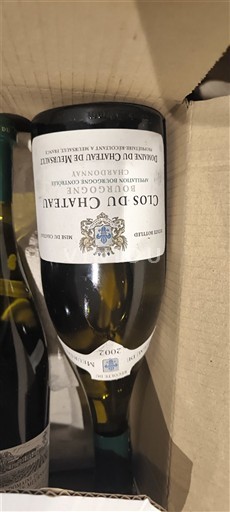 Borgonha Meursault Domaine Château de Meursault Clos du Château 2002