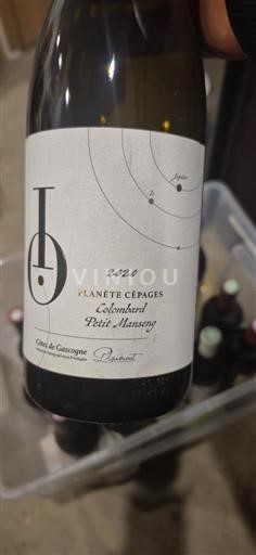 Zuidwest-Frankrijk Côtes de Gascogne Domaine Parinet Planète Cépages Colombard Petit Manseng 2020