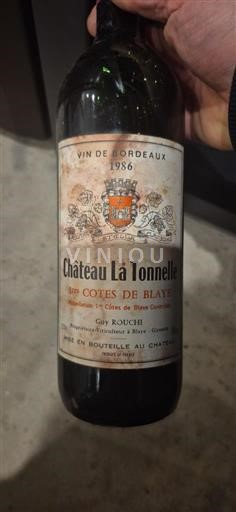 Burdeos Blaye-Côtes de Burdeos Château La Tonnelle 1986