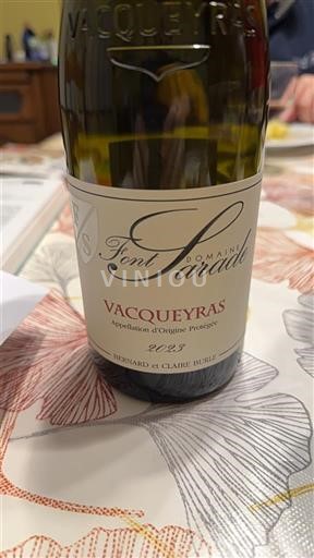 Rhônen laakso Vacqueyras Domaine Font Sarade 2023