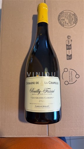 Burgundi Pouilly-fuissé Domaine La Chapelle Les Grands Climats 2023