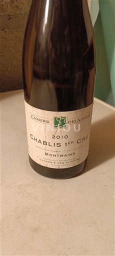 Bourgogne Chablis Premier Cru Closerie des Alisiers Montmains 2010