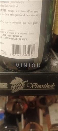 Rhône-dalen Saint-Joseph Caves Saint-Désirat 2022