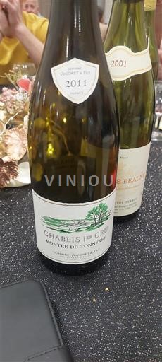 Bourgogne Chablis Premier Cru Jean-Paul & Benoît Droin Montée de Tonnerre 2011