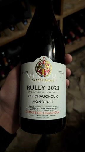 Bourgogne Rully Domaine S Chauchoux Les Chauchoux Monopole 2023