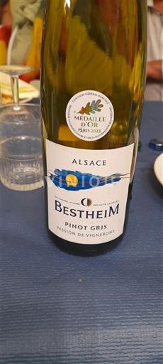 Alsasko Rulandské šedé Bestheim Passion de Vignerons Neročník