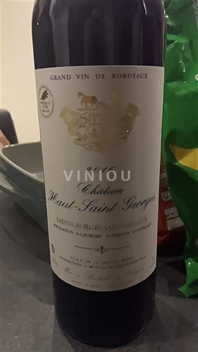 Bordeaux Saint-Georges-Saint-Émilion Château Haut-Saint Georges 2016