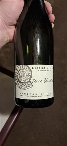 Valle del Loira Menetou-Salon Nicolas Girard Terre Blanche Sin añada