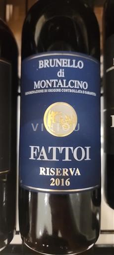 Toscana Brunello di Montalcino. Fattoi Riserva 2016