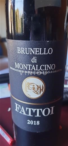 Toskana Brunello di Montalcino Fattoi 2018
