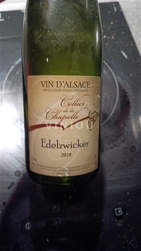 Alsace Cellier de la Chapelle Edelzwicker 2018