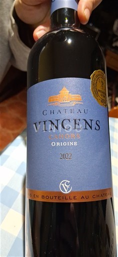 Sud-Ovest Cahors Château Vincens Origine 2022