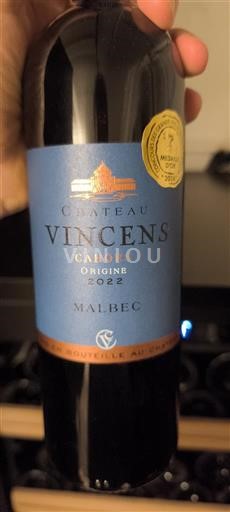 Sudoeste Cahors Château Vincens Origine 2022