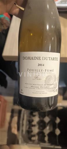 Dolina Loare Pouilly-fumé Domaine Tarte Tissier 2014