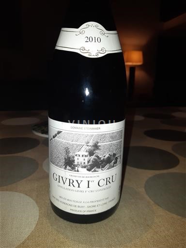 Borgoña Givry Premier Cru Domaine Steinmaier 2010