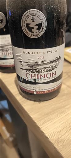 Loiren laakso Chinon Domaine Etilly 2014