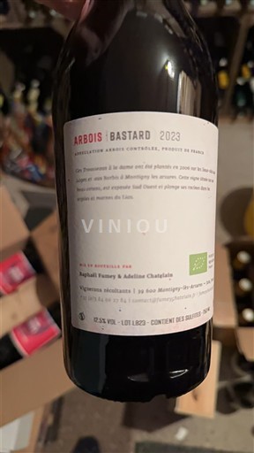 Jura Arbois Raphaël Monnier & Adeline Chatelain Bastard 2023