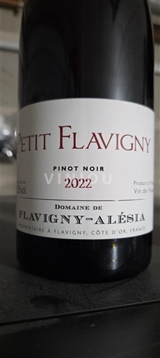 Burgundsko Domaine Flavigny-Alésia Petit Flavigny 2022