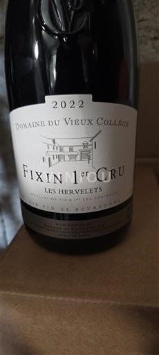 Bourgogne Fixin Premier Cru Domaine Vieux Collège Les Hervelets 2022