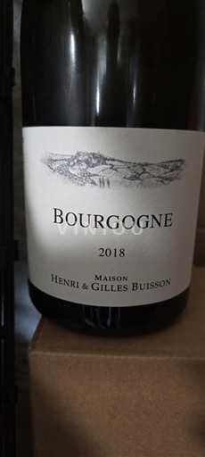 Bourgondië Bourgogne Maison Henri & Gilles Buisson 2018