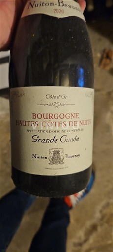 Bourgogne Ikke specificeret Nuiton-Beaunoy Grande 2020
