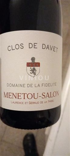 Loire-dalen Menetou-Salon Domaine La Fidélité Clos de Davet 2024