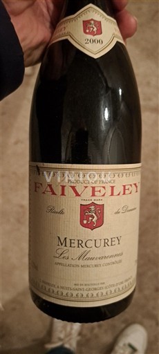 Bourgogne Mercurey Domaine Faiveley Les Mauvarennes 2000