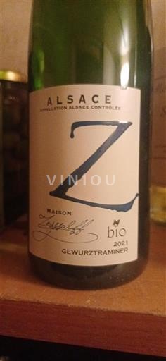 Alsace Gewurztraminer Maison Zeyssolff Z 2021
