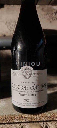 Bourgondië Bourgogne Côte d'Or Maison Tricon 2021