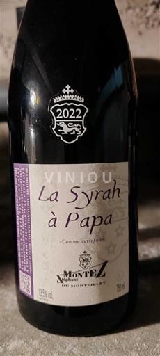 Rhônevallei Niet gespecificeerd Domaine Montez La Syrah à Papa 2022
