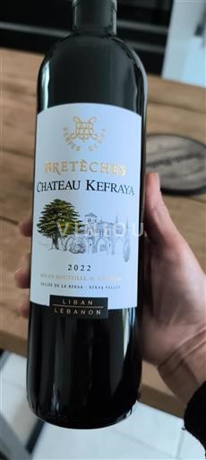 Vinos Rouge sec Bretéches Château Kefraya 2022 Líbano Bekaa No especificado
