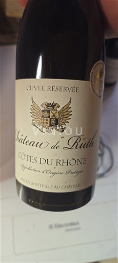 Valle del Rodano Côtes-du-Rhône Château Ruth Réservée 2024