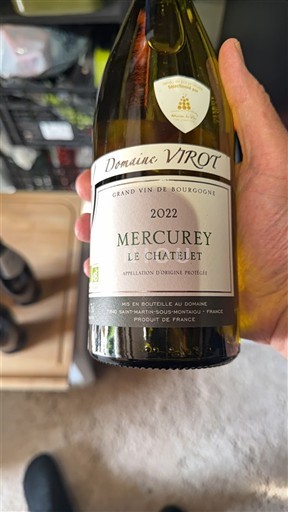 Bourgogne Mercurey Domaine Virot Le Chatelet 2022
