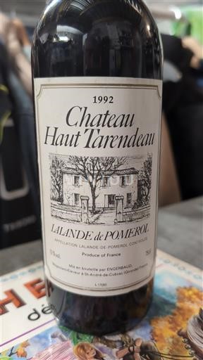 Burdeos Lalande-de-Pomerol Château Haut Tarendeau 1992