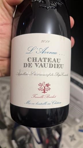 Rhône Valley Châteauneuf-du-Pape Château Vaudieu L'Avenue 2018