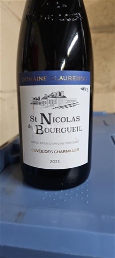Loire-dalen Saint-Nicolas-De-Bourgueil Domaine St Laurent des Charmilles 2021