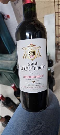 Bordeaux Saint-Émilion Grand Cru Château La Rose-Trimolet 2015