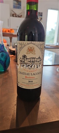 Bordeaux Château Lacoste 2010