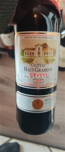 Burdeos Graves Château Haut-Gramons 2015