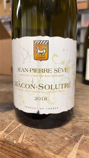 Burgundy Mâcon and Mâcon-Villages Jean-Pierre Sève 2018