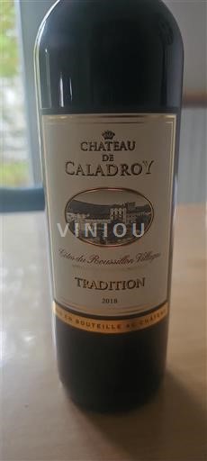 Roussillon Côtes du Roussillon Villages Château Caladroy Tradition 2018