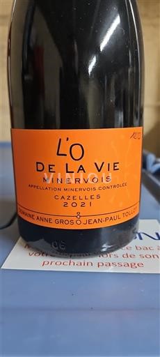Langvedok Minervois Domaine Anne Gros & Jean-Paul Tollot L'O de la Vie 2021