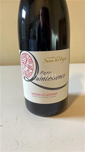 Rhône-dalen Grignan-les-Adhémar Domaine Serre des Vignes Pure Quintessence 2024