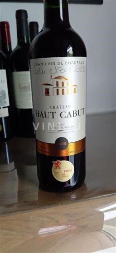 Burdeos Côtes-de-bourg Château Haut Cabut 2019