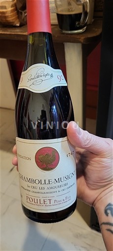 Borgoña Chambolle-Musigny Premier Cru Poulet Père & Fils 1er Cru Les Amoureuses 1990