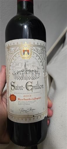 Bordéus Saint-Émilion Pierre Chanau 2013